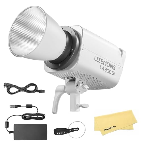 Godox LA300Bi Vollfarb-RGB-LED-Videoleuchte, 330 W LED-Fotografielampe, 2800 K – 6500 K CCT, Hoher CRI 95+ TLCL 94+, mit 14 FX-Effekten, für Studio, Fotografie, Videoaufnahmen, Live-Streaming von Godox