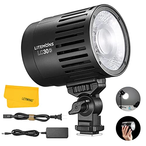 Godox LC30D LED Videoleuchte Litemons Tischplatte mit 5600K 33W 35800 LUX@0.5m CRI 95+/TLCl 96+ 8 Voreingestellte Lichteffekte für Aufnahmen Godox LC30D LED Videoleuchte Litemons Tischplatte mit 5600K 33W 35800 LUX@0.5m CRI 95+/TLCl 96+ 8 Voreingestellte Lichteffekte für Aufnahmen von Godox