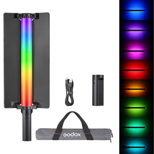 Godox LC500R Mini-RGB-Lichtschlauch Light Stick Hand-held 2500K-8500K Full Color Smartphone APP 15 Lichteffekte mit Scheunentor + Tragetasche Godox LC500R Mini-RGB-Lichtschlauch Light Stick Hand-held 2500K-8500K Full Color Smartphone APP 15 Lichteffekte mit Scheunentor + Tragetasche von Godox