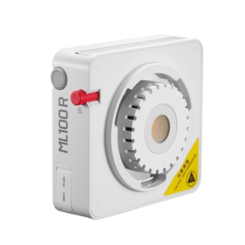 Godox ML100R Vollfarb-LED-Videoleuchte CCT 1800K-10000K FX-Modus 14 CRI ≈ 95 TLCI ≈ 95 für die tägliche Porträtfotografie, mobile Außenaufnahmen und Innenbeleuchtung von Godox