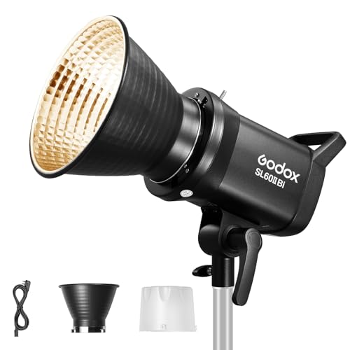 Godox SL60IIBi Video Licht 2.4G Wireless X System Fernbedienung 2800K-6500K CRI96+ TLCI97+ Bowens Mount Daylight Continuous Light Unterstützt APP Steuerung 11 Arten von FX Godox SL60IIBi Video Licht 2.4G Wireless X System Fernbedienung 2800K-6500K CRI96+ TLCI97+ Bowens Mount Daylight Continuous Light Unterstützt APP Steuerung 11 Arten von FX von Godox