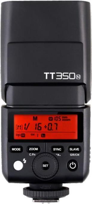 Godox TT350N Kompaktes Blitzlicht Schwarz (TT350N) von Godox