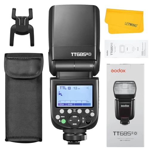 Godox TT685II-O TTL Blitz Blitzgerät HSS 1/8000s GN60 2.4G Wireless X System, TCM Instant Conversion Transmisson Kompatibel Speedlite für Olympus E-M10II E-M5II und Panasonic DMC-CX85 DMC-G7 Kamera Godox TT685II-O TTL Blitz Blitzgerät HSS 1/8000s GN60 2.4G Wireless X System, TCM Instant Conversion Transmisson Kompatibel Speedlite für Olympus E-M10II E-M5II und Panasonic DMC-CX85 DMC-G7 Kamera von Godox