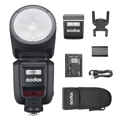 Godox V100C V100 C V100-C Rundkopf-Kamerablitz Speedlite für Canon EOS Kameras 100 W TTL HSS 1/8000s 2,4 G integriertes LED-Fülllicht Godox V100C V100 C V100-C Rundkopf-Kamerablitz Speedlite für Canon EOS Kameras 100 W TTL HSS 1/8000s 2,4 G integriertes LED-Fülllicht von GODOX