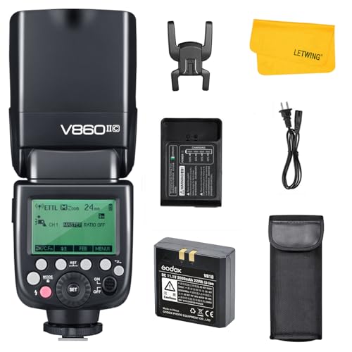 Godox V860II-C 2.4G Wireless Blitzgerät E-TTL II Li-on Batterien Kamera Flash Speedlite Kompatibel Blitz für Canon Kamera 6D 50D 60D 1DX 580EX II 5D Godox V860II-C 2.4G Wireless Blitzgerät E-TTL II Li-on Batterien Kamera Flash Speedlite Kompatibel Blitz für Canon Kamera 6D 50D 60D 1DX 580EX II 5D von Godox