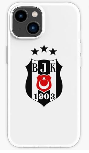 Gök-Türk Hülle iPhone Besiktas BJK 14, 14 Pro Max, 15, 15 Pro, 15 Pro Max - Weiss (iPhone 14) von Gök-Türk