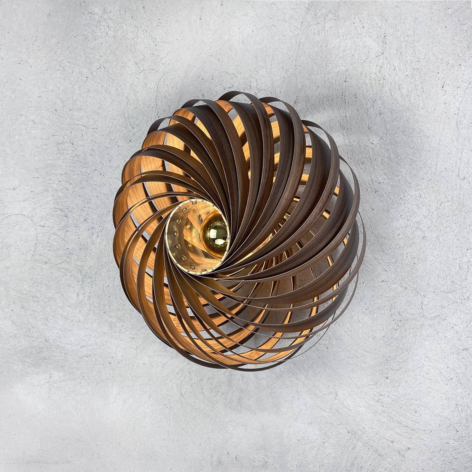 Gofurnit Veneria Wandleuchte, Nussbaum, Ø 50 cm Gofurnit Veneria Wandleuchte, Nussbaum, Ø 50 cm von Gofurnit
