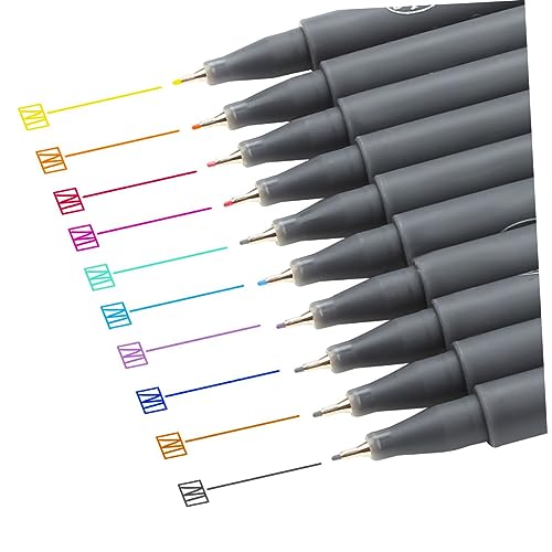 Gogogmee 10Stücke Teiliges Farbstift Set Feiner Linienstift Poröse Marker Mit Intensiven Für Kunstprojekte Notizen Scrapbooking Und Malbücher Gogogmee 10Stücke Teiliges Farbstift Set Feiner Linienstift Poröse Marker Mit Intensiven Für Kunstprojekte Notizen Scrapbooking Und Malbücher von Gogogmee