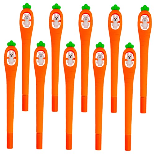 Gogogmee 10st Karottenstift Gast Stift Osterroller Lustige Stifte Tierroller Stifte Ostern Gel Kugelschreiber Gel-tintenstifte Kugelschreiber Zu Ostern Geschenk Kieselgel Japan Student Hase von Gogogmee