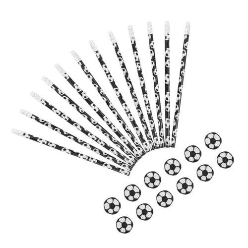 Gogogmee 12 Sets Fußball-bleistifte Mit Radiergummis, Einzigartige Fußball-bleistifte Für Schulbedarf, Geburtstagsparty-taschenfüller, Sportparty-dekorationen Gogogmee 12 Sets Fußball-bleistifte Mit Radiergummis, Einzigartige Fußball-bleistifte Für Schulbedarf, Geburtstagsparty-taschenfüller, Sportparty-dekorationen von Gogogmee