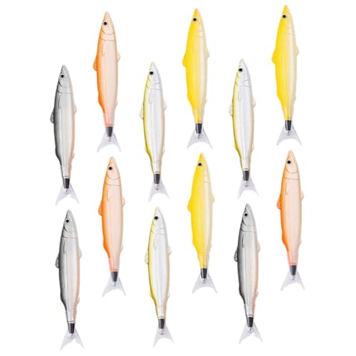 Gogogmee 12 Stück Fisch-kugelschreiber, Kreative Neuheitsstifte, Niedlicher Kugelschreiber Der Marine-serie, Fisch-styling Für Weihnachtsgeschenke, Verschiedene Farben Gogogmee 12 Stück Fisch-kugelschreiber, Kreative Neuheitsstifte, Niedlicher Kugelschreiber Der Marine-serie, Fisch-styling Für Weihnachtsgeschenke, Verschiedene Farben von Gogogmee