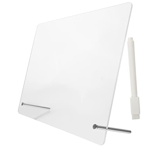 Gogogmee 1Satz Transparente Acryl Notiztafel Memo Board Mit Metallständer Und Stift Für Home Office Schule Und Kreative Notizen Rahmenloses Design Schulbedarf Gogogmee 1Satz Transparente Acryl Notiztafel Memo Board Mit Metallständer Und Stift Für Home Office Schule Und Kreative Notizen Rahmenloses Design Schulbedarf von Gogogmee