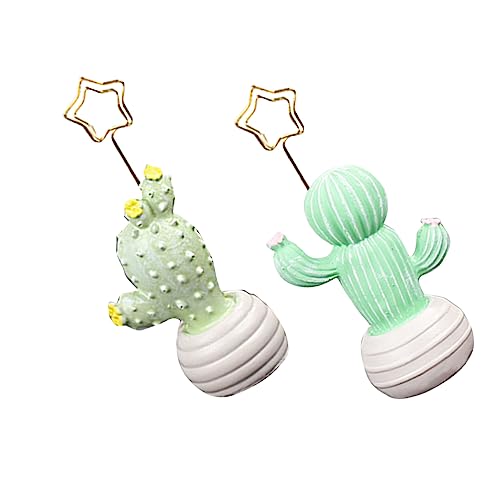 Gogogmee Bezaubernder Schreibtisch-Organizer mit -Muster 2 Memo-Clips gelb-rosa Blumen-Fotohalter für Büro-Schreibwaren von Gogogmee