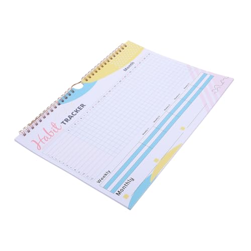 Gogogmee Planer und Gewohnheits-tracker Monatlicher Gewohnheits-tracker Tagebuch Papier Gewohnheits-tracker von Gogogmee