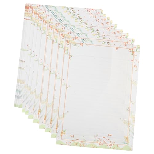Gogogmee Retro-pergament-briefpapier 50 Stück Briefpapier-packung Zum Schreiben Von Briefen und Einladungen Gogogmee Retro-pergament-briefpapier 50 Stück Briefpapier-packung Zum Schreiben Von Briefen und Einladungen von Gogogmee