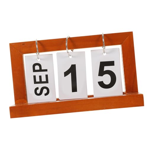 Gogogmee Retro-holzkalender Schreibtisch-zubehör Für Frauen Vintage-tischkalender Für Das Home Office Kalender Gogogmee Retro-holzkalender Schreibtisch-zubehör Für Frauen Vintage-tischkalender Für Das Home Office Kalender von Gogogmee