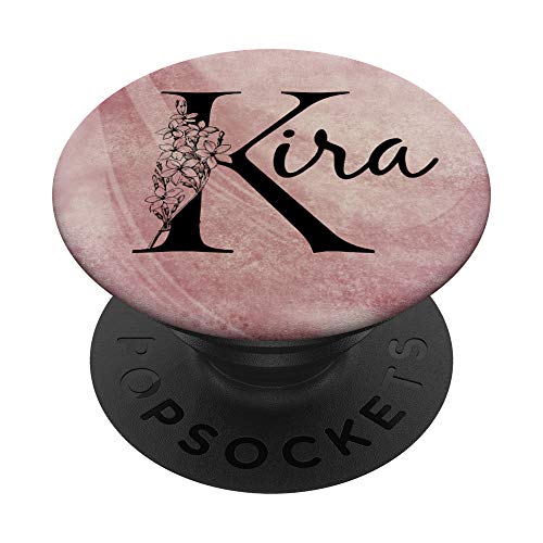 Kira Personalized Name Floral Rose Pink Grunge Design PopSockets PopGrip: Ausziehbarer Sockel und Griff für Handys/Tablets mit Tauschbarem Top Kira Personalized Name Floral Rose Pink Grunge Design PopSockets PopGrip: Ausziehbarer Sockel und Griff für Handys/Tablets mit Tauschbarem Top von Gogojix Girl Name Gifts