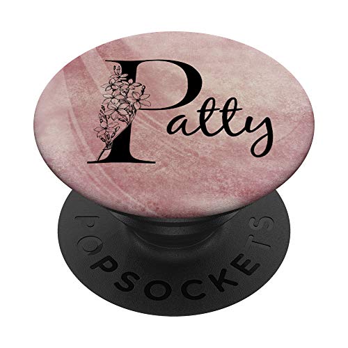 Patty Personalisierter Name Floral Rose Pink Grunge Design PopSockets mit austauschbarem PopGrip Patty Personalisierter Name Floral Rose Pink Grunge Design PopSockets mit austauschbarem PopGrip von Gogojix Girl Name Gifts