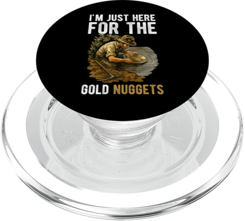 Im Just Here For The Gold Nuggets Gold Mine Worker PopSockets PopGrip für MagSafe Im Just Here For The Gold Nuggets Gold Mine Worker PopSockets PopGrip für MagSafe von Gold Minen Arbeiter Design Idee