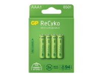 GP ReCyko - Batterie 4 x AAA - NiMH - (wiederaufladbar) - 850 mAh von Gold Peak Industries