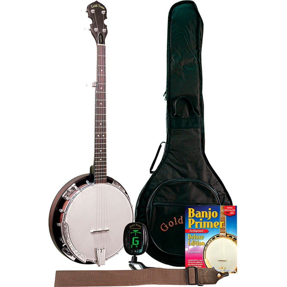 Gold Tone CC-BG Cripple Creek Closed Back Banjo Starter Set Gold Tone CC-BG Cripple Creek Closed Back Banjo Starter Set von Gold Tone