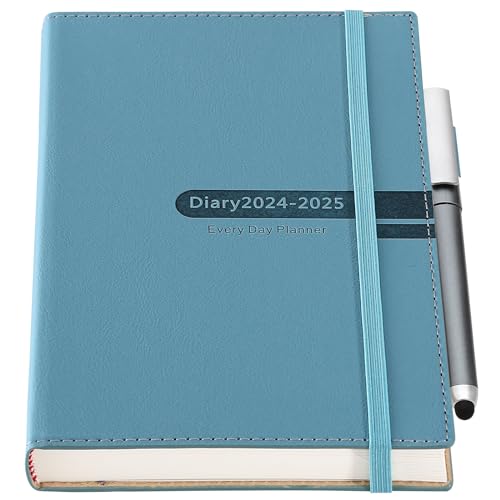 Akademischer Terminkalender 2024–2025, A5-Seite pro Tag, akademischer Terminkalender von Juli 2024 bis Juni 2025, eleganter Hardcover-Tagesplaner, buntes Monatstab, Stift- und Stifthalter, Akademischer Terminkalender 2024–2025, A5-Seite pro Tag, akademischer Terminkalender von Juli 2024 bis Juni 2025, eleganter Hardcover-Tagesplaner, buntes Monatstab, Stift- und Stifthalter, von Goldaypln