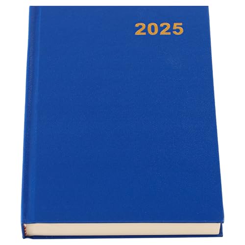 Kalender 2025, A5, 2025, Tag pro Seite, Agenda 2025 von Januar bis Dezember 2025, 12 Monate, Tagesplaner, organisieren Sie Ihren Alltag mit monatlichem Reiter, Lesezeichen (blau) von Goldaypln