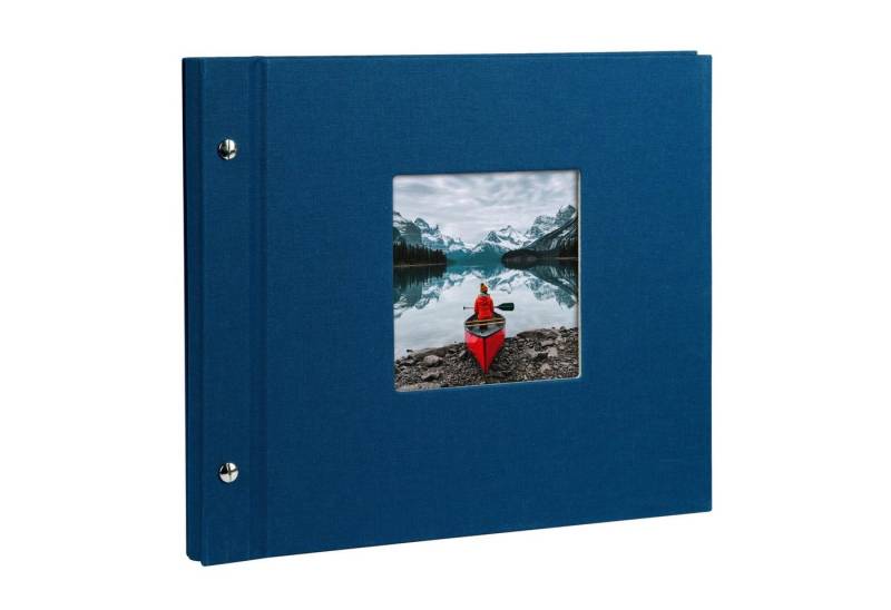 Goldbuch Fotoalbum Schraubalbum Bella Vista Blau 26 895 30x25cm von Goldbuch