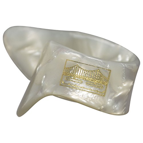 Golden Gate GP-8-4PK Pearloid Thumb Picks - Large/Extra Thick - 4 Pack von Golden Gate