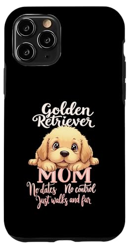 Lustiges Golden Retriever Mom Dog Retriever Mama Humor Zitat Hülle für iPhone 11 Pro von Golden Retriever Fun Designs