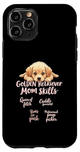 Lustiges Golden Retriever Mom Dog Retriever Mama Humor Zitat Hülle für iPhone 11 Pro von Golden Retriever Fun Designs