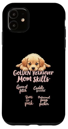 Lustiges Golden Retriever Mom Dog Retriever Mama Humor Zitat Hülle für iPhone 11 von Golden Retriever Fun Designs
