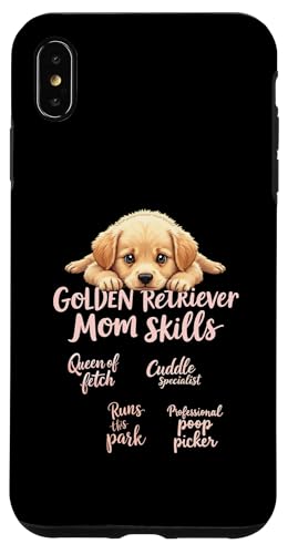 Lustiges Golden Retriever Mom Dog Retriever Mama Humor Zitat Hülle für iPhone XS Max von Golden Retriever Fun Designs