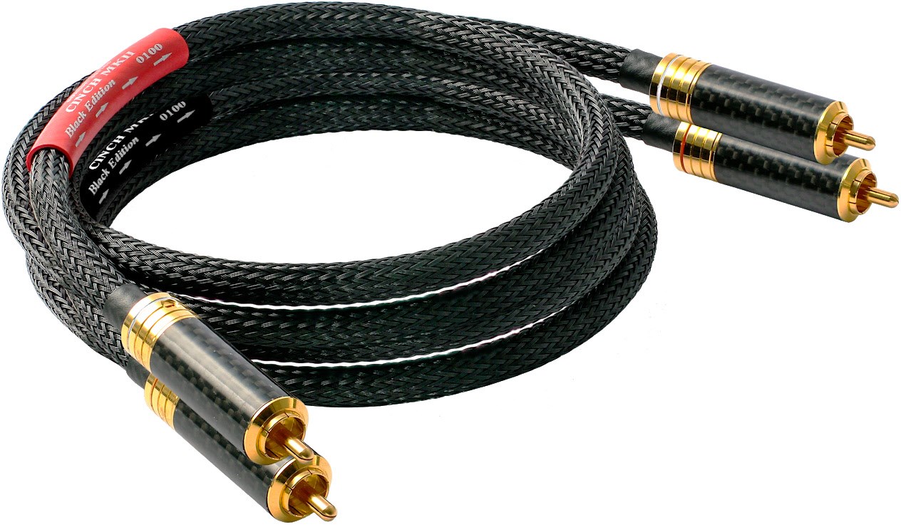 Cinch Stereo Bl. Edt. Set (1m) Kabel von Goldkabel