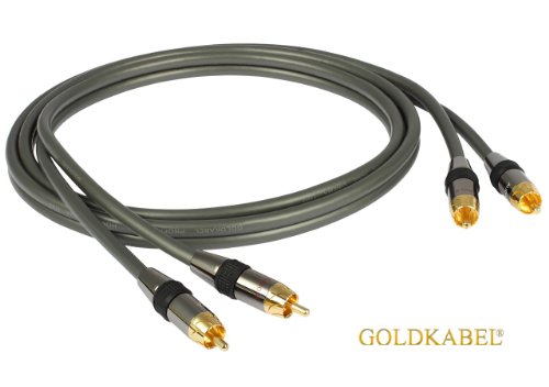 Goldkabel Profi Cinch-Kabel Stereo 2,5 Meter von Goldkabel