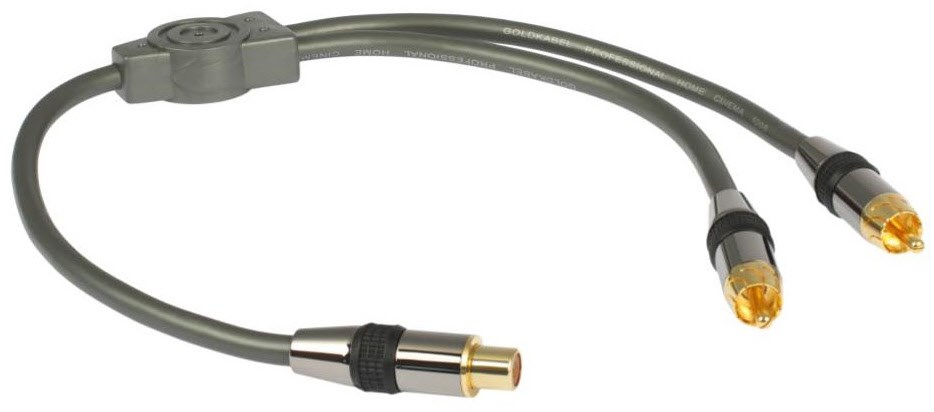 Profi Y-Adapter 1x Kup./2x St. Subwooferadapter Profi Y-Adapter 1x Kup./2x St. Subwooferadapter von Goldkabel