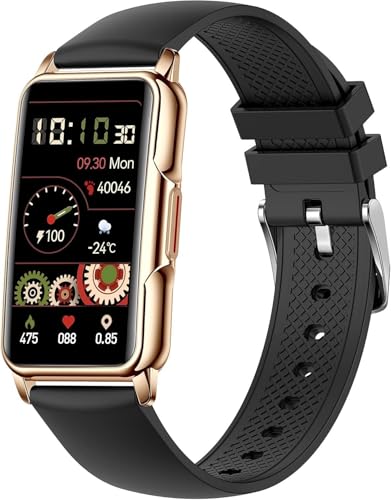 Fitness Smartwatch with Activity Tracker, IP67 Waterproof, 1.47” Display, Blood Oxygen Monitor, 20+ Sports Modes, Long Battery Life, Smart Health Monitoring, Compatible with iOS & Android (Schwarz) von Goldstern tech