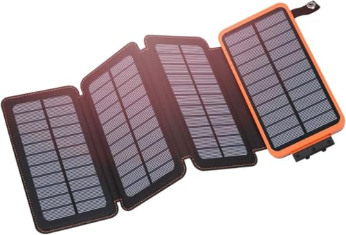 Solar Powerbank 38.800mAh, 15W Schnellladefunktion, 4 Solarpanels, QC 3.0, USB-C, LED Taschenlampe, Outdoor geeignet, tragbar, für Smartphones, Tablets & mehr Solar Powerbank 38.800mAh, 15W Schnellladefunktion, 4 Solarpanels, QC 3.0, USB-C, LED Taschenlampe, Outdoor geeignet, tragbar, für Smartphones, Tablets & mehr von Goldstern tech