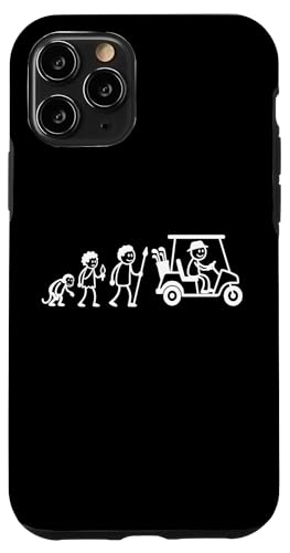 Golfspieler Golf Golfball Evolution Strichmänchen Golfer Hülle für iPhone 11 Pro von Golf Ausrüstung Sport Zubehör Geschenke Shirts