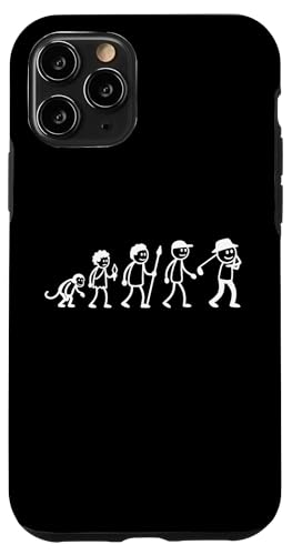 Golfspieler Golf Golfball Evolution Strichmänchen Golfer Hülle für iPhone 11 Pro von Golf Ausrüstung Sport Zubehör Geschenke Shirts