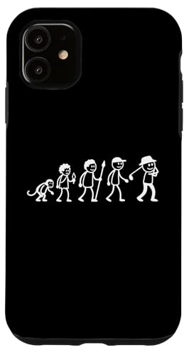 Golfspieler Golf Golfball Evolution Strichmänchen Golfer Hülle für iPhone 11 von Golf Ausrüstung Sport Zubehör Geschenke Shirts