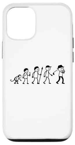 Golfspieler Golf Golfball Evolution Strichmänchen Golfer Hülle für iPhone 12/12 Pro von Golf Ausrüstung Sport Zubehör Geschenke Shirts