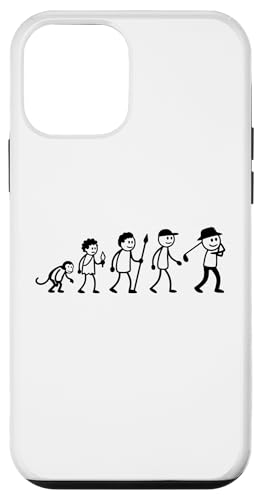 Golfspieler Golf Golfball Evolution Strichmänchen Golfer Hülle für iPhone 12 mini von Golf Ausrüstung Sport Zubehör Geschenke Shirts