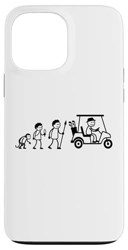 Golfspieler Golf Golfball Evolution Strichmänchen Golfer Hülle für iPhone 13 Pro Max von Golf Ausrüstung Sport Zubehör Geschenke Shirts