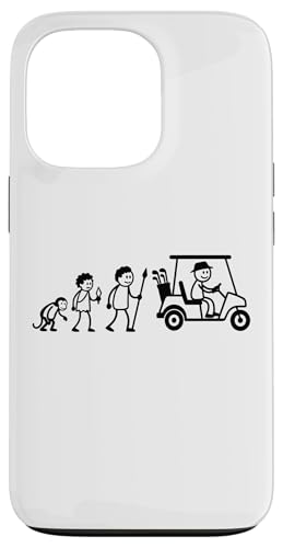 Golfspieler Golf Golfball Evolution Strichmänchen Golfer Hülle für iPhone 13 Pro von Golf Ausrüstung Sport Zubehör Geschenke Shirts