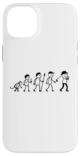 Golfspieler Golf Golfball Evolution Strichmänchen Golfer Hülle für iPhone 14 Plus von Golf Ausrüstung Sport Zubehör Geschenke Shirts