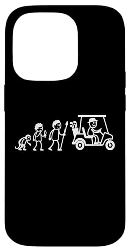 Golfspieler Golf Golfball Evolution Strichmänchen Golfer Hülle für iPhone 14 Pro von Golf Ausrüstung Sport Zubehör Geschenke Shirts