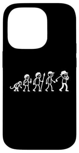 Golfspieler Golf Golfball Evolution Strichmänchen Golfer Hülle für iPhone 14 Pro von Golf Ausrüstung Sport Zubehör Geschenke Shirts