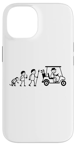 Golfspieler Golf Golfball Evolution Strichmänchen Golfer Hülle für iPhone 14 von Golf Ausrüstung Sport Zubehör Geschenke Shirts