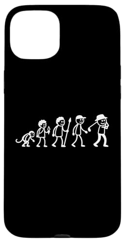 Golfspieler Golf Golfball Evolution Strichmänchen Golfer Hülle für iPhone 15 Plus von Golf Ausrüstung Sport Zubehör Geschenke Shirts